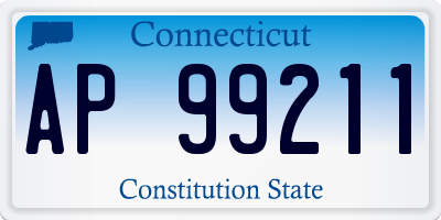 CT license plate AP99211