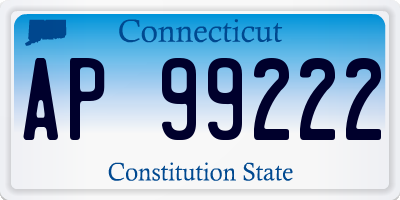 CT license plate AP99222