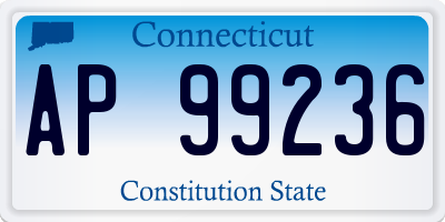 CT license plate AP99236