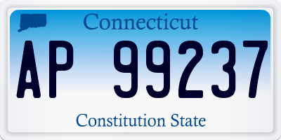 CT license plate AP99237