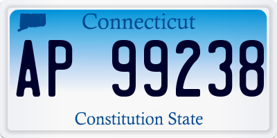 CT license plate AP99238