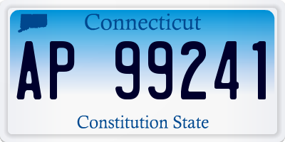 CT license plate AP99241