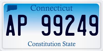 CT license plate AP99249