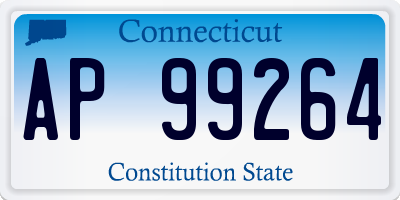 CT license plate AP99264