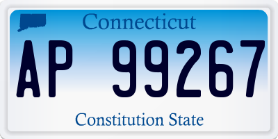 CT license plate AP99267