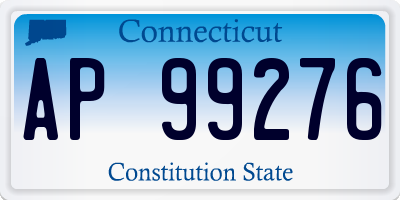 CT license plate AP99276