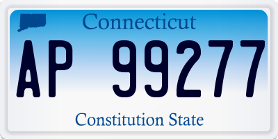 CT license plate AP99277