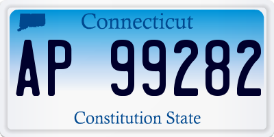 CT license plate AP99282