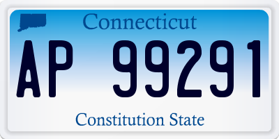 CT license plate AP99291