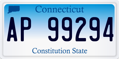 CT license plate AP99294