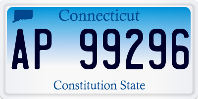 CT license plate AP99296