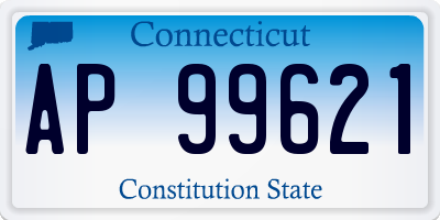 CT license plate AP99621