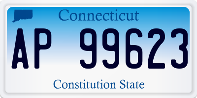 CT license plate AP99623