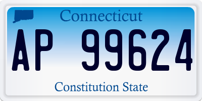 CT license plate AP99624