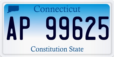 CT license plate AP99625