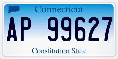 CT license plate AP99627