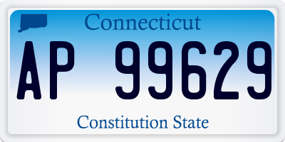 CT license plate AP99629