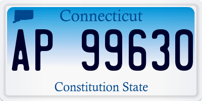 CT license plate AP99630