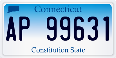 CT license plate AP99631