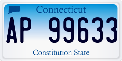 CT license plate AP99633