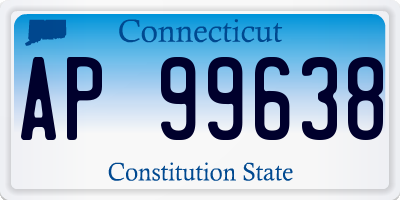 CT license plate AP99638