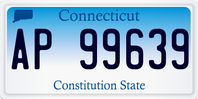 CT license plate AP99639