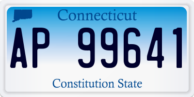 CT license plate AP99641