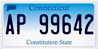 CT license plate AP99642