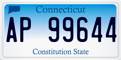 CT license plate AP99644