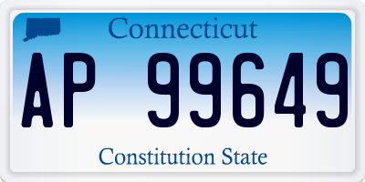 CT license plate AP99649