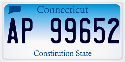 CT license plate AP99652