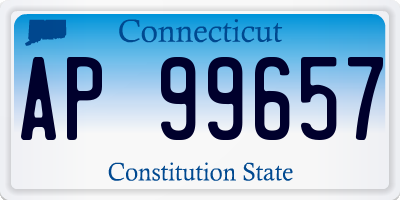 CT license plate AP99657