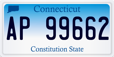 CT license plate AP99662