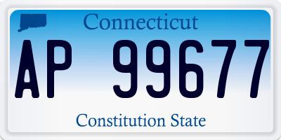 CT license plate AP99677