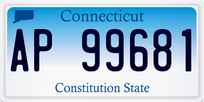 CT license plate AP99681