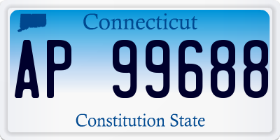 CT license plate AP99688