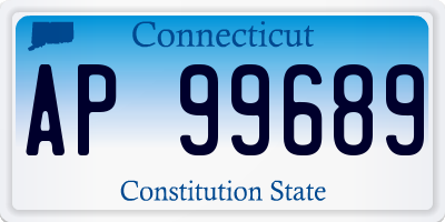 CT license plate AP99689