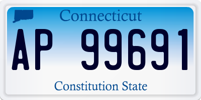 CT license plate AP99691