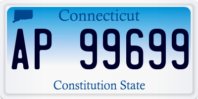 CT license plate AP99699