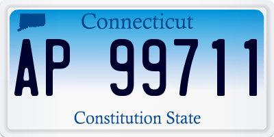 CT license plate AP99711