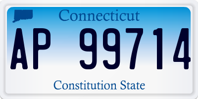 CT license plate AP99714