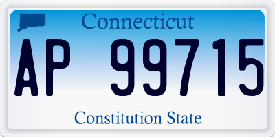 CT license plate AP99715