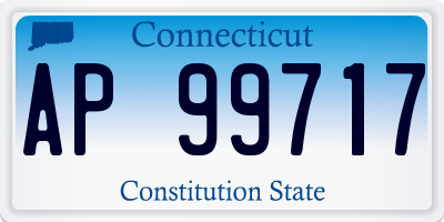 CT license plate AP99717