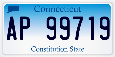 CT license plate AP99719