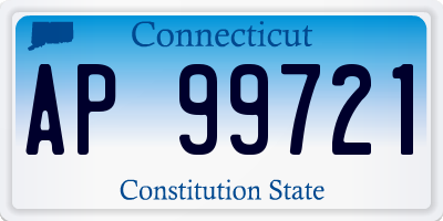 CT license plate AP99721