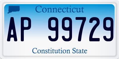 CT license plate AP99729