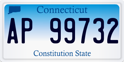 CT license plate AP99732