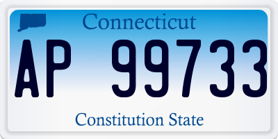 CT license plate AP99733