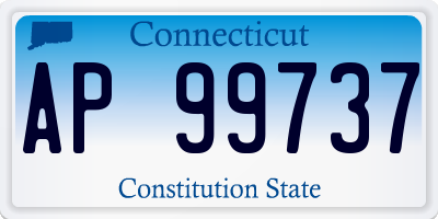 CT license plate AP99737