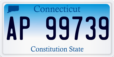 CT license plate AP99739